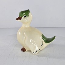 Vintage Kay Finch Duck Duckling Peep Figurine Green Mid Century Modern - $24.99