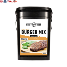 25-Year Shelf Life Black Bean Burger Mix - 60 Servings Emergency Food Supply - £75.82 GBP