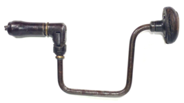 Hand Crank Drill Woodworking Tool Primitive Antique Vintage 13 1/2" long - $15.00