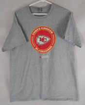 Gildan Men&#39;s Kansas City Chiefs Kingdom Blood Donor T-Shirt Size Large - $9.89