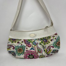Vera Bradley Shoulder Bag Womens Multicolor Floral Quilted Lined Inner P... - £18.24 GBP