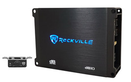 Rockville dB10 800w Peak Mono Car Audio Amplifier 200w RMS @ 4 Ohms - £99.63 GBP