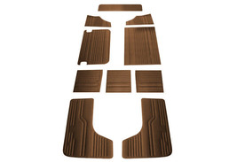 For Vw T2 Bus Interior Side Panel Set 10 Pcs Brown / 06-1967 - 07 -1970 Earl - $564.20