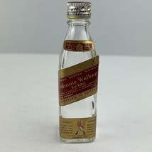 Johnnie Walker Red Label Whisky Mini Bottle Empty Vintage - $14.84