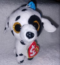 MINI BEANIE BOO CLIP Luther the Dalmatian Puppy 3.25&quot; NWT - £7.07 GBP