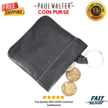 Women&#39;s Leather Squeeze Coin Purse,Coin Pouch Mini Wallet,Handmade,Women... - £7.41 GBP