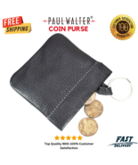 Women&#39;s Leather Squeeze Coin Purse,Coin Pouch Mini Wallet,Handmade,Women... - $9.29