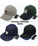 TOMMY HILFIGER NEW MEN&#39;S BASEBALL CAP/HAT GRAY BLUE BLACK CAPS SUN SHADE... - $25.95