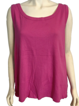 NWT Talbots Plus Pink Ribbed Tank Top Size 3X - £17.08 GBP