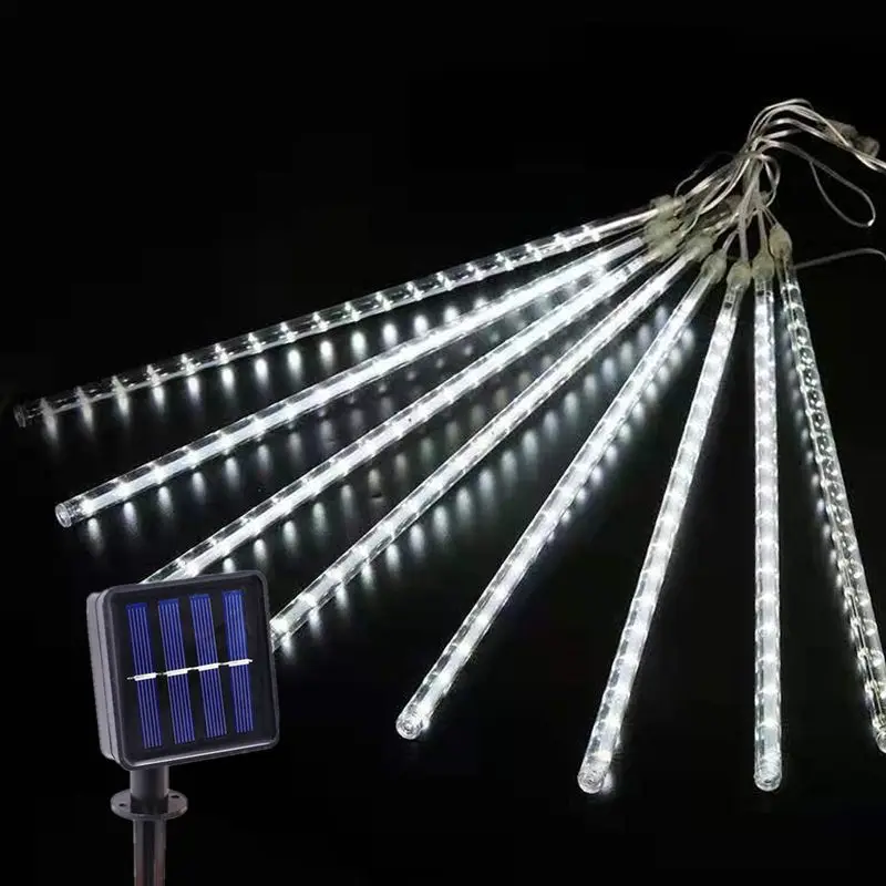 30cm 8 s Solar LED Meteor Shower Rain Lights Holiday String Lights Waterproof Ga - £76.94 GBP