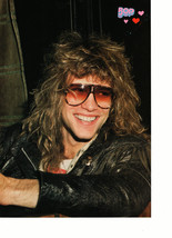 Jon Bon Jovi teen magazine pinup clipping big sunglasses Tiger Beat Bop - $3.50