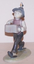 Kunstporzellan Ilmenau Gdr Germany Boy Playing Accordion 7244 Porcelain Figurine - £38.29 GBP