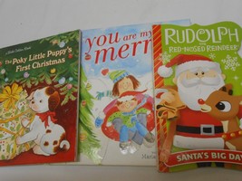 New Kids Lot 3 Christmas Story Books: Rudolph Poky little Puppy You are my Merry - £4.99 GBP