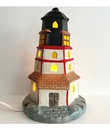 Vintage Lighthouse Lamp Ceramic Rotary Knob Decoration Nautical Theme - $546.73 MXN