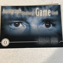 Twilight Zone Vintage Trading Card # Autograph Challenge Game Card I - £1.54 GBP