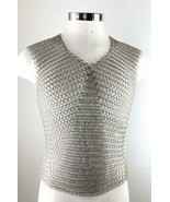 Aluminum Butted Medieval Armor Chainmail Sleeveless T-Shirt 10MM Ring X-... - £66.82 GBP