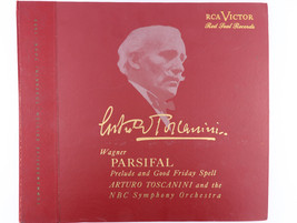 Wagner/Toscanini - Parsifal - 1950  3x 12&quot; 78rpm Shellac Record Book Set DM-1376 - $74.96