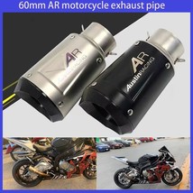 Motorcycle modified exhaust pipe 51mm CBR100 K7K8 AR/Z800 ZX6R Kawasaki Z900Z100 - £110.15 GBP