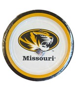 Missouri Tigers NCAA University College Sports Party 9&quot; Paper Dinner Plates - $13.19 CAD
