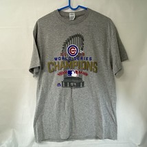 Chicago Cubs 2016 World Series Champions Adult Short Sleeve Tee T-SHIRT - £9.15 GBP