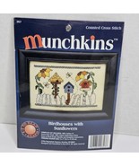 Sugarplum Express Munchkins 357 Counted Cross Stitch Kit Birdhouses Sunf... - £8.33 GBP