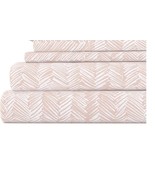 Kaycie Gray Easy Care 4-Pc + 1 Extra PillowCase, Sheet Set Twin - Soft Rose - $24.26