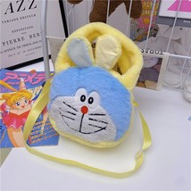 Kawaii  Doraemon Plush  Handbag  Cute Plush Bag Key Coin Purse Plush Bag Portabl - £96.24 GBP