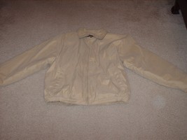 Haggar Generations Jacket Size XL Tan / Black Lining   - $29.95