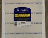 250 Business Cards 65lbs 2x3.5&quot; Geographics Stationary Print Your Own De... - $19.52