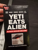 Yeti Eats Alien Party Card Game Hilarious Headlines Creation Game Adult Funny - $7.60