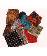 African Masks Symbols Animals Colorful Prints Fabric OOP 2000s BTY U-Pic... - $12.99