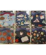 Twelve (12) Unibody Soft Stretch ~ Face Masks ~ One Size ~ Various Patte... - $42.10 CAD
