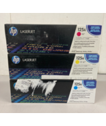 GENUINE SET 3 HP 125A TONERS (CMY) CB541A CB542A CB543A CP1215 CP1515n C... - $3,126.83 MXN