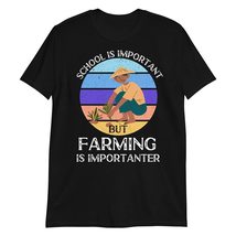 PersonalizedBee School is Important But Farming is Importanter T-Shirt |... - £6.53 GBP+