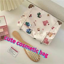 Cute   Women&#39;s Portable Cosmetic Bags Large Capacity Female Storage Bag Ladies C - £50.98 GBP