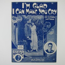 Sheet Music I&#39;m Glad I Can Make You Cry Silent Movie Alice Joyce Harry Tenney - £7.91 GBP