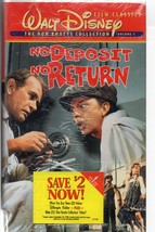 NO DEPOSIT, NO RETURN (vhs) *NEW* rich grandkids ask bumbling crooks to kidnap - £8.38 GBP