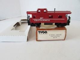 Tyco HO Scale 8 Wheel Caboose Chattanooga No. 607 Red Boxed Lot-E - $7.87