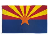 AES 3x5 Arizona State 210D Knitted Poly Nylon 3&#39;x5&#39; DuraFlag Fade Resist... - $4.88