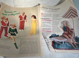 vintage Fashion Doll Barbie Crochet Patterns Cut from Various Magazines. - £5.42 GBP