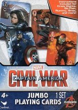 An item in the Toys & Hobbies category: Marvel Captain America Civil War - Jumbo Playing Cards