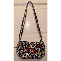 Vera Bradley Purse Frannie Crossbody In Retired Sun Valley Pattern - £14.77 GBP