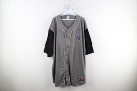 Vintage Y2K 2003 Mens Size XL Faded New York Mets Baseball Jersey Gray - £54.29 GBP
