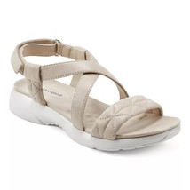 Easy Spirit Women Strappy Sport Sandals Treasur 2 Size US 9.5M Light Natural - £30.00 GBP