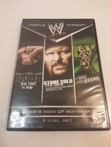 Wwe Triple Threat Dvd Set Missing Stone Cold Steve Austin Disc Read Description - £1.56 GBP