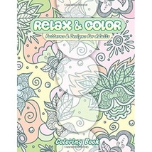 Relax &amp; Color Patterns &amp; Designs For Adults Coloring Book: 7 (Beautiful Patterns - £5.26 GBP