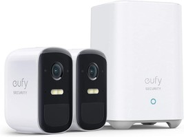 Eufy Security, Eufycam 2C Pro 2-Cam Kit, Wireless Home Security System With 2K - £129.19 GBP