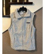 Women’s Columbia Benton Springs Black Fleece Vest, Size Large, Grey - €25,39 EUR