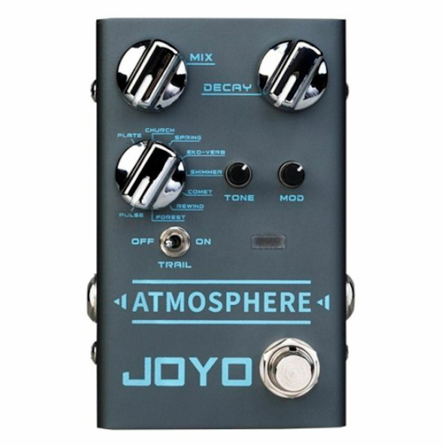 JOYO Atmosphere Reverb Guitar Pedal with 9 Digital Reverb Types + TRAIL Function - $87.90