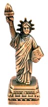 Statue of Liberty Die Cast Metal Collectible Pencil Sharpener - $149.26 MXN